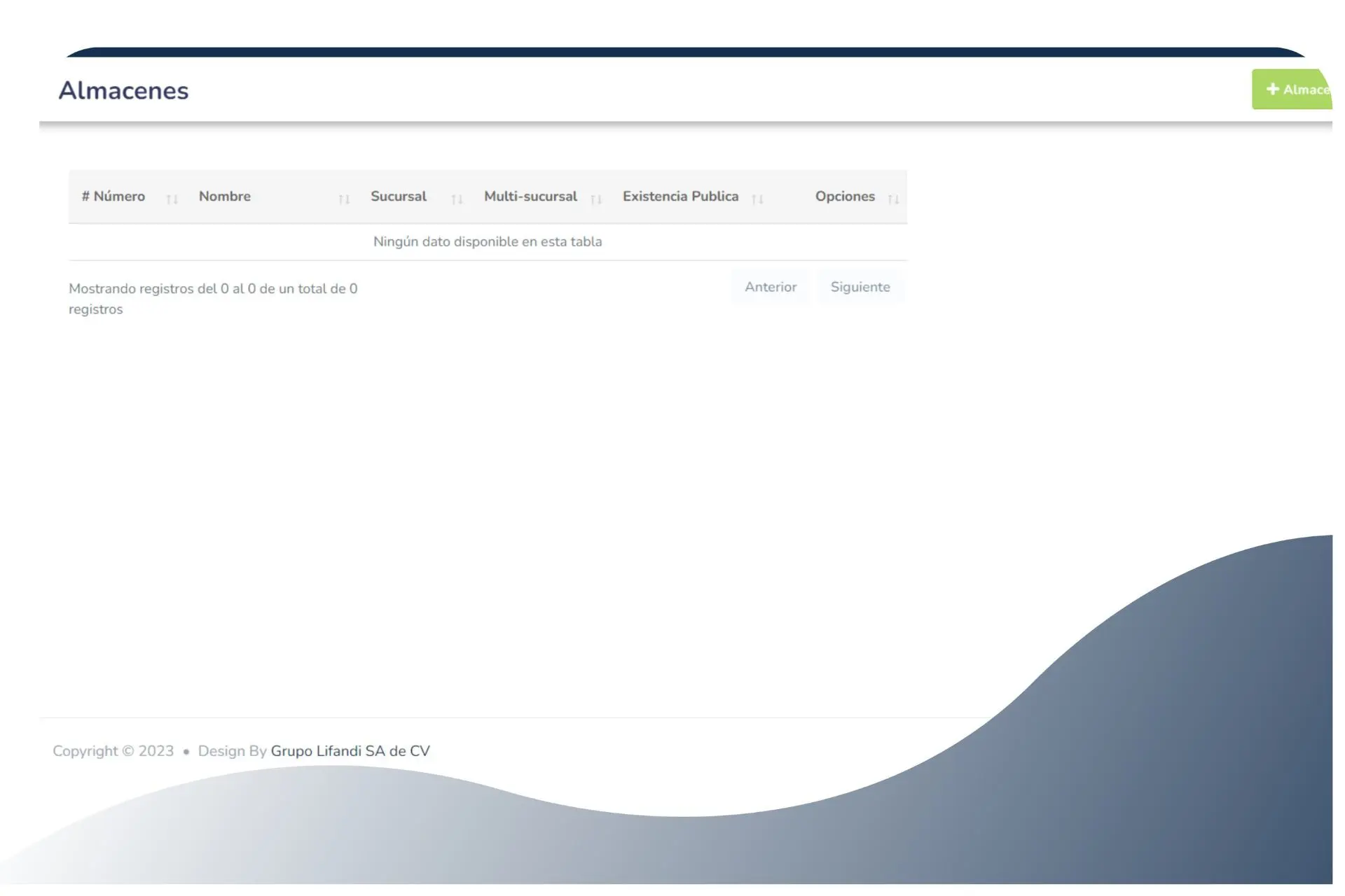control de almacenes e inventarios
